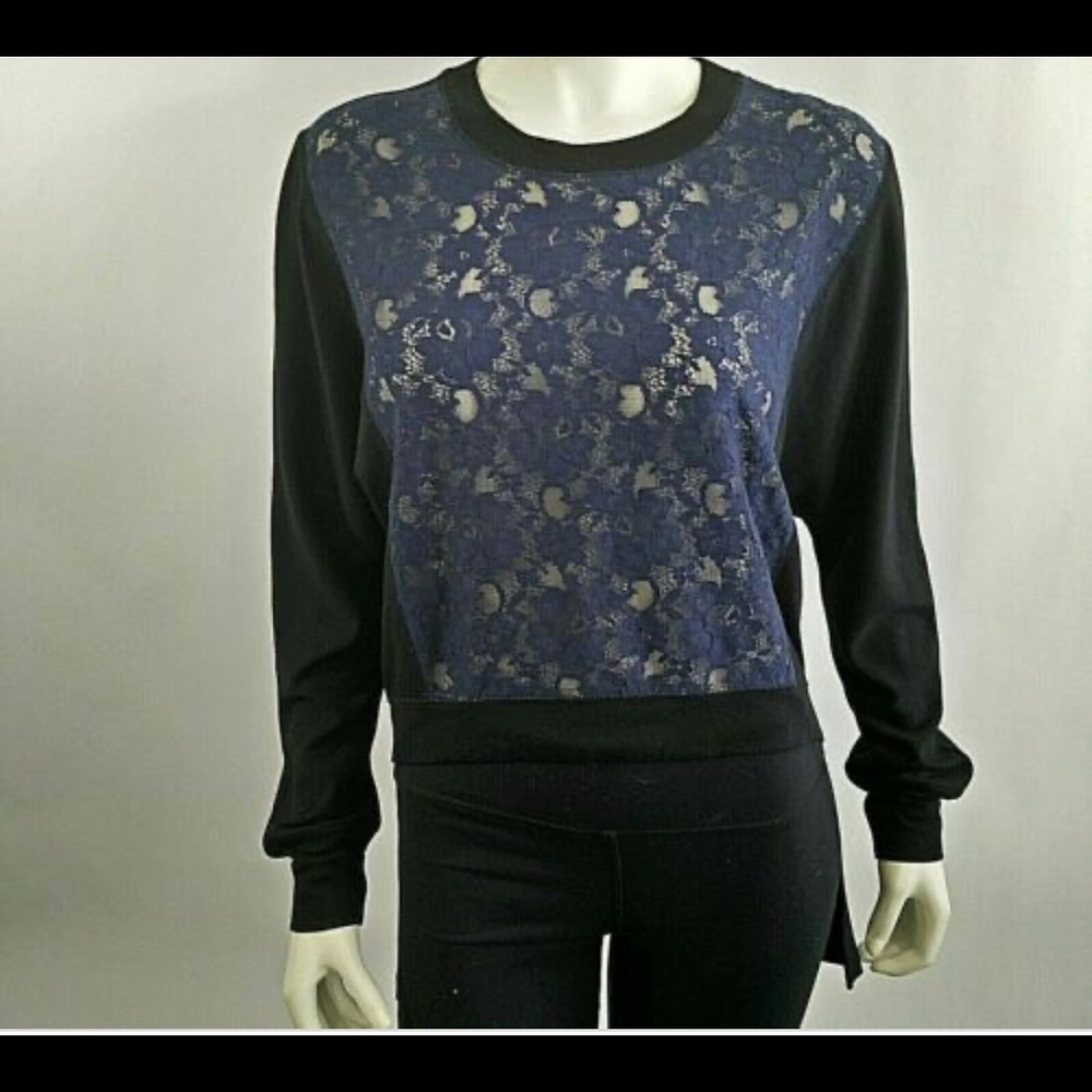 BCBG sheer sweater